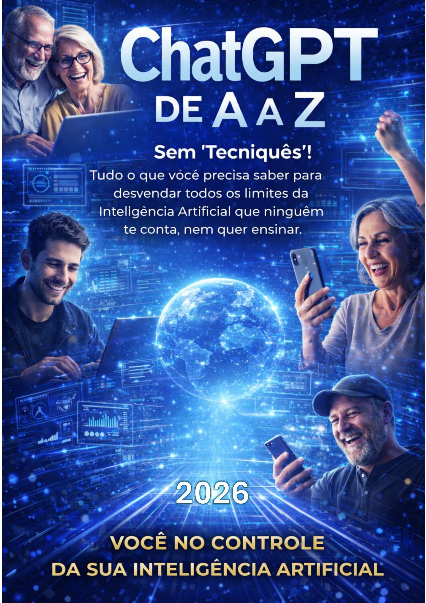 Capa do livro ChatGPT de A a Z, terceira edição